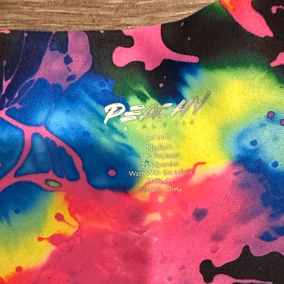 Peachy Athletic Workout Shorts - Picture 2 of 3